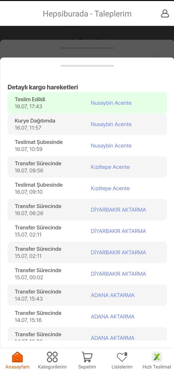 LexiUP's tweet photo. Benim kargo dağa çıkacak anlaşıldı https://t.co/P7n2G5tq5M