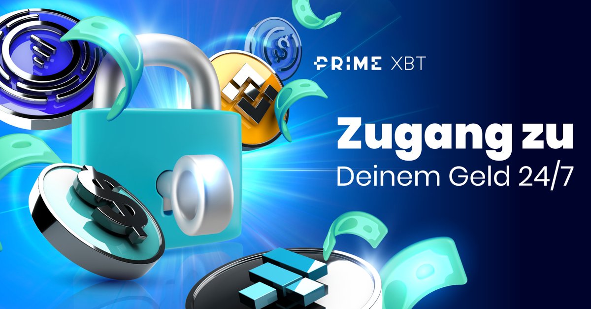 Willst du 24/7 Zugriff auf dein Geld haben? Das will jeder!

Mit der #PrimeXBT App kannst du jederzeit und überall mit dem Internet auf deine Ersparnisse zugreifen.

Lade noch heute die neueste #PrimeXBT-App herunter oder aktualisiere sie 👉 deu.primexbt.com/3BALtk7