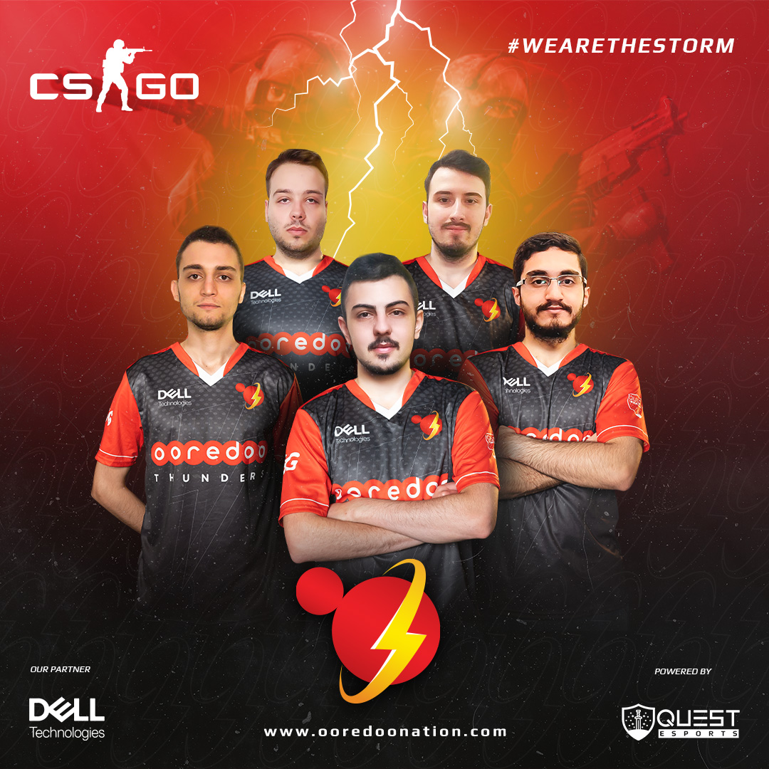 OoredooNation's tweet image. Gear up! We&apos;re going in.
Our CS:GO Thunders are ready to dominate the game.
MORE/ @M0REcsgo / Lurker
POPOV / @realPOP0V / IGL 
VITAL/ @ViTaaaxD / Entry
FL4SH /  @flashbackacs / AWP
SPARTA/ @SpartaCSGO / 2nd Entry
GONZI / @gonzilla_cs / COACH

#OoredooThunders #WeAreTheStorm #CSGO