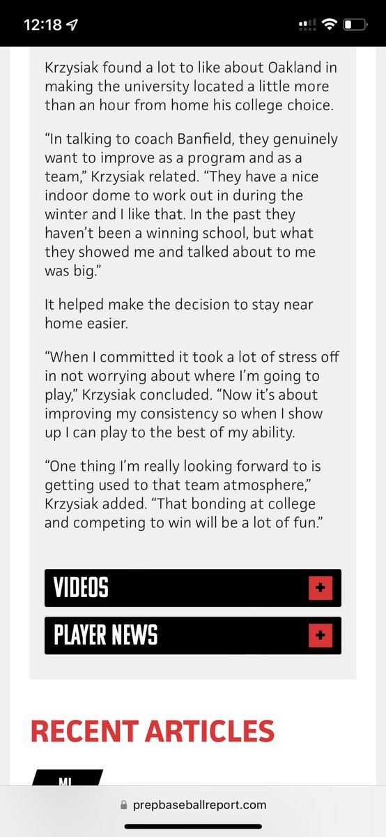 Mark Krzysiak (@kreezdawg) on Twitter photo Thank you PBR for the wonderful article on Brody <a href="/BrodyKrzysiak/">Brody Krzysiak</a> @PrepbaseballM <a href="/hitdogs17u/">Motor City Hit Dogs - 17U Dishman</a> <a href="/BerryhillP165/">Berryhill Baseball</a> <a href="/BCJohnGlenn_FB/">John Glenn Football</a> <a href="/MTBRMICH/">Michigan High School Prep Report</a> <a href="/JCBanfield/">Jordon Banfield</a> <a href="/CoachNelly11/">Brian Nelson</a> <a href="/OaklandBSB/">Oakland Golden Grizzlies Baseball</a> <a href="/247Oakland/">Oakland/247</a> <a href="/M14_Rupp/">Mike Ruppenthal</a> <a href="/MCHitDogs/">Motor City Hit Dogs Tony Leonard</a> <a href="/HitDogsAcademy/">MCBC Hit Dogs Academy Scott Leonard</a> Thank you PBR for the wonderful article on Brody <a href="/BrodyKrzysiak/">Brody Krzysiak</a> @PrepbaseballM <a href="/hitdogs17u/">Motor City Hit Dogs - 17U Dishman</a> <a href="/BerryhillP165/">Berryhill Baseball</a> <a href="/BCJohnGlenn_FB/">John Glenn Football</a> <a href="/MTBRMICH/">Michigan High School Prep Report</a> <a href="/JCBanfield/">Jordon Banfield</a> <a href="/CoachNelly11/">Brian Nelson</a> <a href="/OaklandBSB/">Oakland Golden Grizzlies Baseball</a> <a href="/247Oakland/">Oakland/247</a> <a href="/M14_Rupp/">Mike Ruppenthal</a> <a href="/MCHitDogs/">Motor City Hit Dogs Tony Leonard</a> <a href="/HitDogsAcademy/">MCBC Hit Dogs Academy Scott Leonard</a>