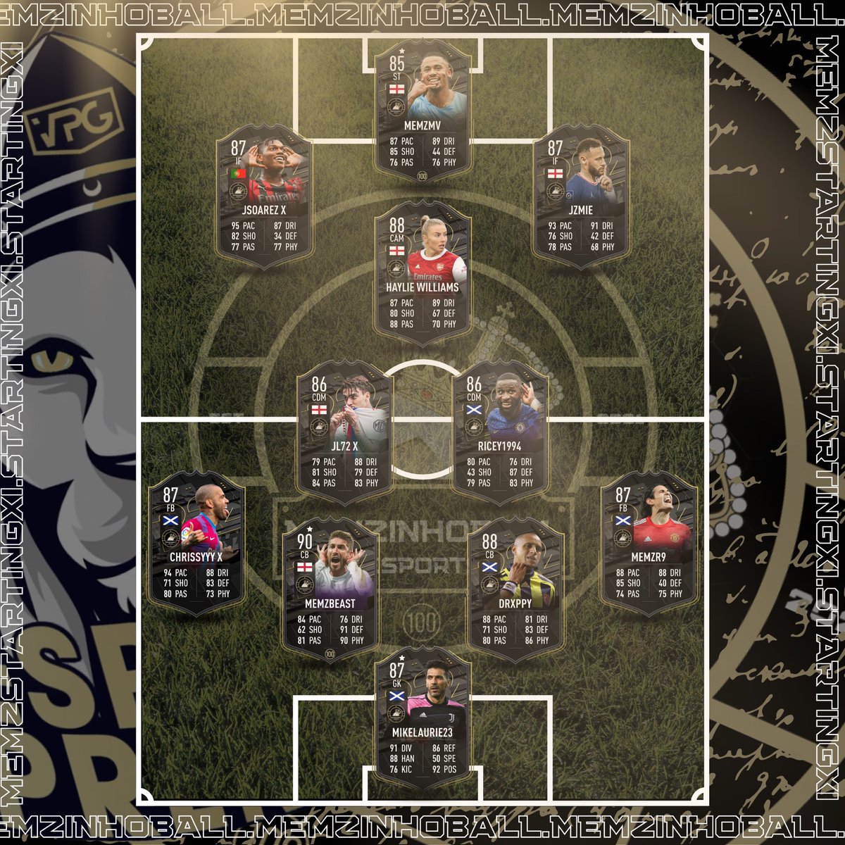 S6 PreSzn Session #9 With trials out the way the focus is now working out our bestXI. A few of the core is missing but that gives new players an opportunity to impress. Match Day #1 isn’t too far away. Shout out @TWPGamingOrg for hosting another tournament we can ball out in ⚽️👑