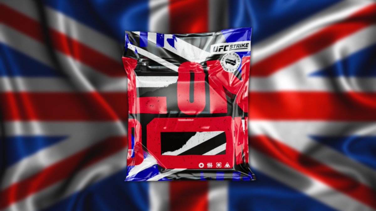 TheFirstMint's tweet photo. 🇬🇧UFC STRIKE | LONDON PACK 🇬🇧

The Best of Britain hits @UFCStrikeNFT with London Packs dropping this Friday!

Details:
🥊$10 packs
🥊7k packs 
🥊2x packs per collector

5 new fighters are in the drop!

Fighters:
🔥Bisping
🔥McCann
🔥Edwards
🔥Aspinall
🔥Till https://t.co/p31pPzC8lN