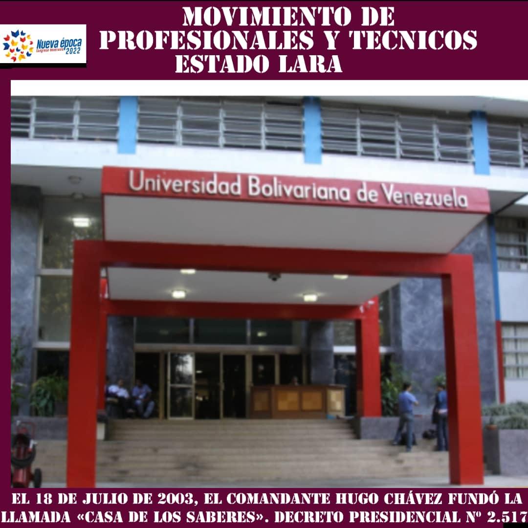 Felicitaciones a todos los trabajadores de esta gran institucion creada en revolucion, y especialmente a todos los profesionales  y  Tecnicos egresados de esta prestigiosa casa de estudios.