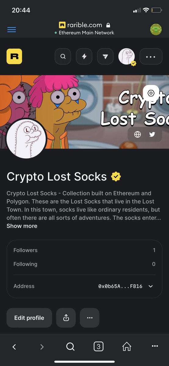Crypto Lost Socks tweet media