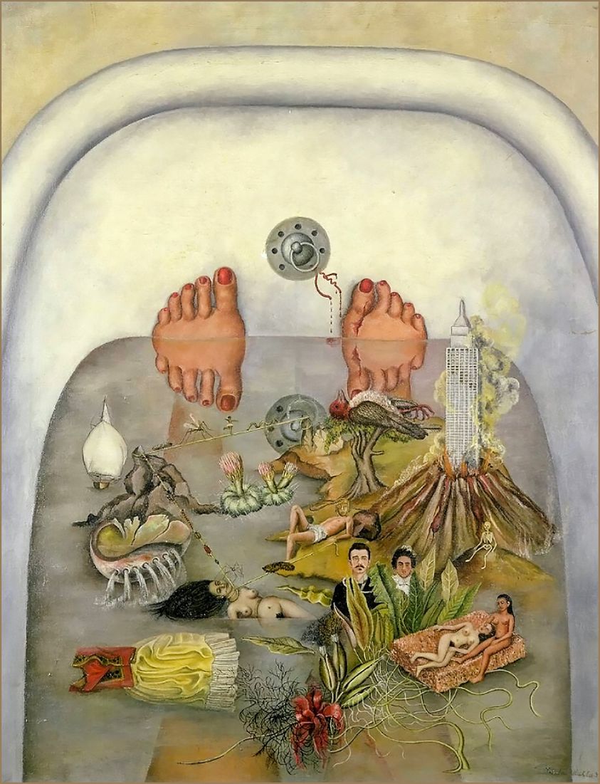 Frida Kahlo. What the Water Gave Me.1938-39
