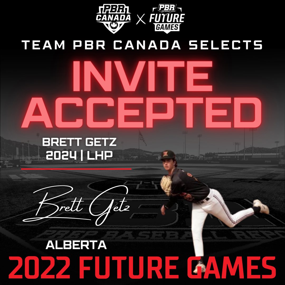 See you in ATL, Brett Getz (<a href="/GetzBrett/">brett.getz</a>)🤩 

‘24 LHP Getz is headed to the Top Uncommitted event in America…

The Future Games at <a href="/lakepointsports/">LakePoint Sports</a> ‼️

#BeSeen🇨🇦 #PBRFutureGames