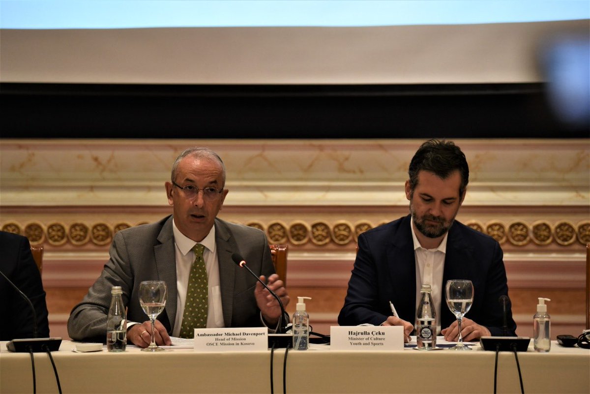 mhdport's tweet photo. Protection of cultural heritage in Kosovo is a high priority for @OSCEKosovo - Honoured to present today the Mission’s report &amp; to be joined by @HCeku as well as so many stakeholders and cultural heritage experts for a constructive &amp; inclusive approach https://t.co/Y6E92KDlSP https://t.co/CGBGfjB9iO