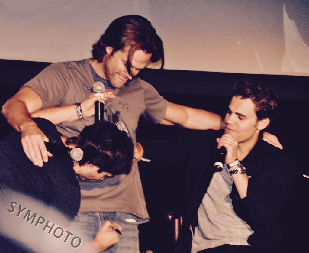 Best picture with a celebrity. ♥️🤣 #JaredPadaleckiWeek #WeLoveYouJaredPadalecki 😘