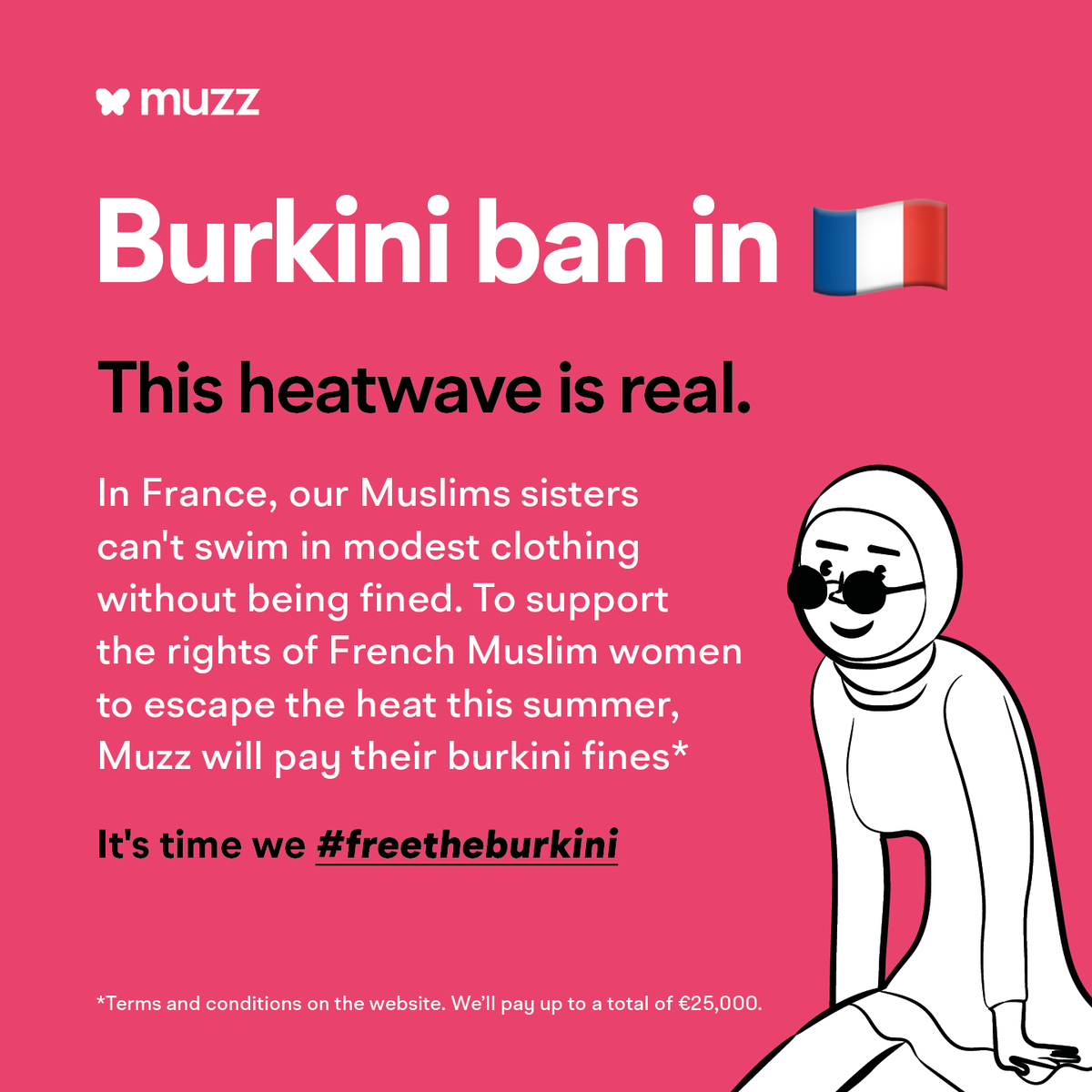 ShahzadYounas_'s tweet image. Isn't it madness that in France Muslim women cannot wear modest clothing when swimming? Especially in this heatwave!

If they are caught they are fined.

1/2