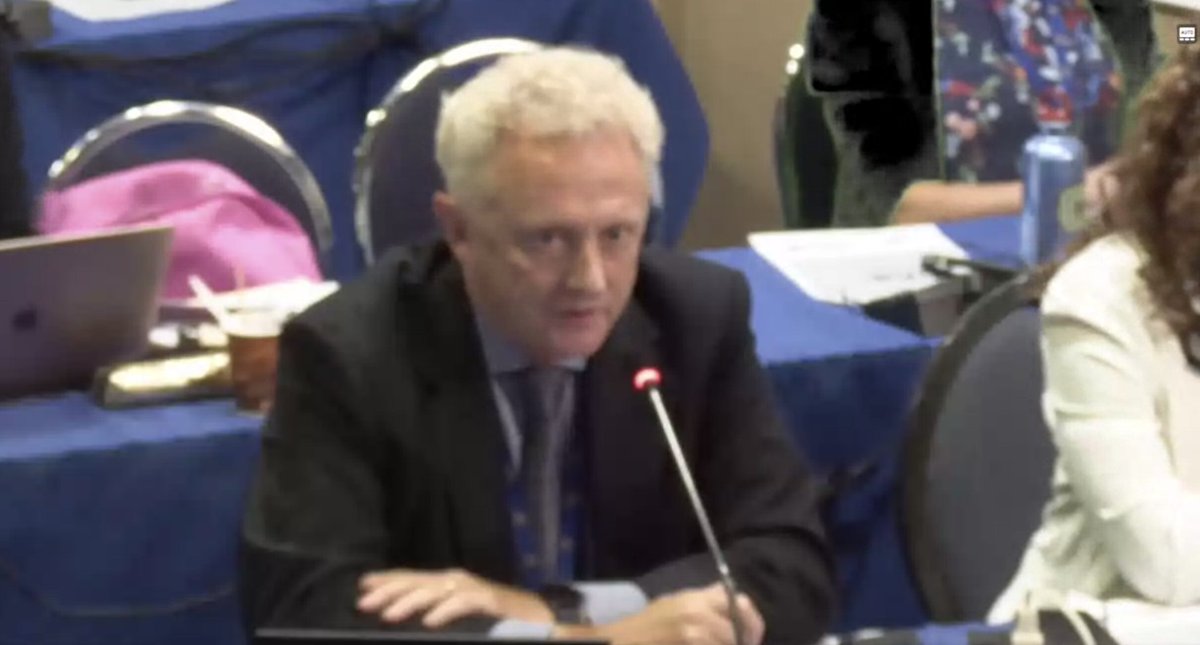 DeepSeaConserve's tweet image. This is a critical meeting and the restrictions on participation are unacceptable says @Duncan_Currie representing the DSCC @ISBAHQ. &quot;A moratorium on #DeepSeaMining is essential.&quot; #KeepItInTheDeep #DefendTheDeep #ISA27