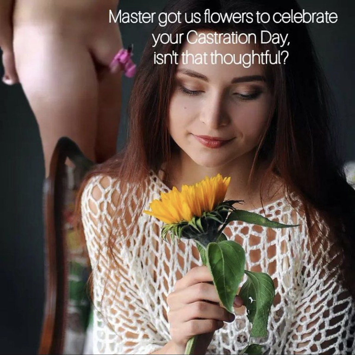 wecuckyou's tweet photo. Cuck castration is so hot! https://t.co/oqMvSTlhCc