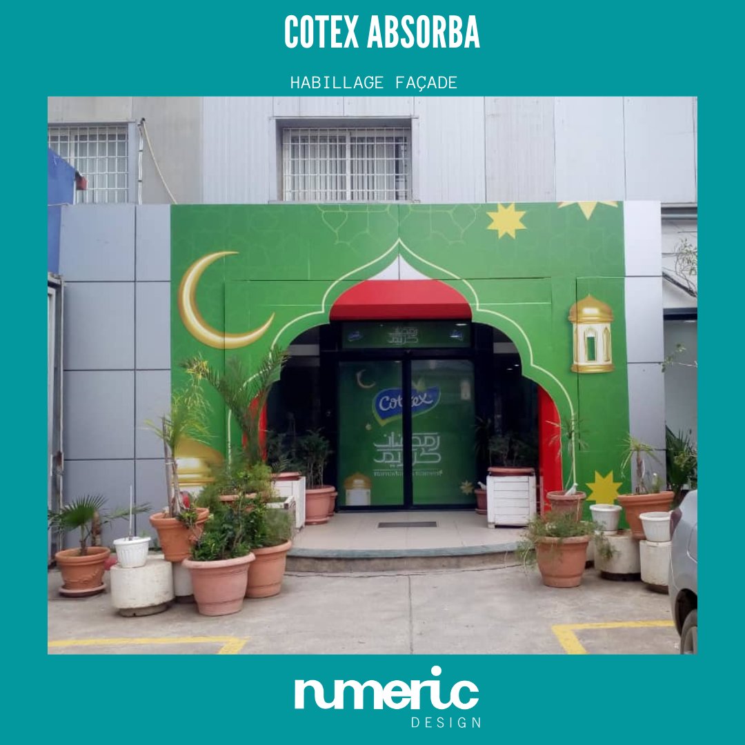 NumericD_DZ's tweet photo. Compagne de lancement Cotex Absorba au mois de Ramadan 2022, merci à Faderco pour leur confiance
#PLV #Cotex_absorba #Cotex #Design #Print #DZ #Alger #Algérie #numeric_design #ramadan https://t.co/kuVt8Pi93Z