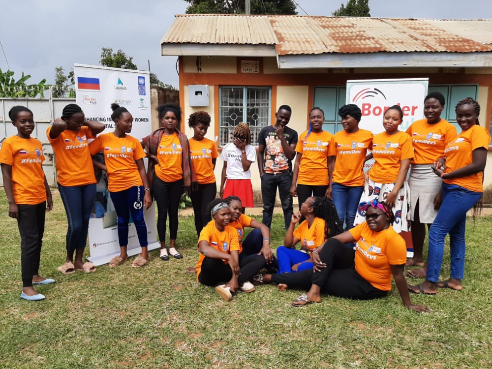 ShamahSharon's tweet photo. It is a known fact that only few women are in tech.But here @theborderhub, we are committed to filling this gap by empowering women with tech skills thro' the #Femidevs program. 
@theborderhub 
@LakeHub 
@UNDPKenya 
@magerodeo 
@mucheru 
@MoICTKenya 
@wasike_hellen 
@NabwireDindi https://t.co/grzyXACyPB