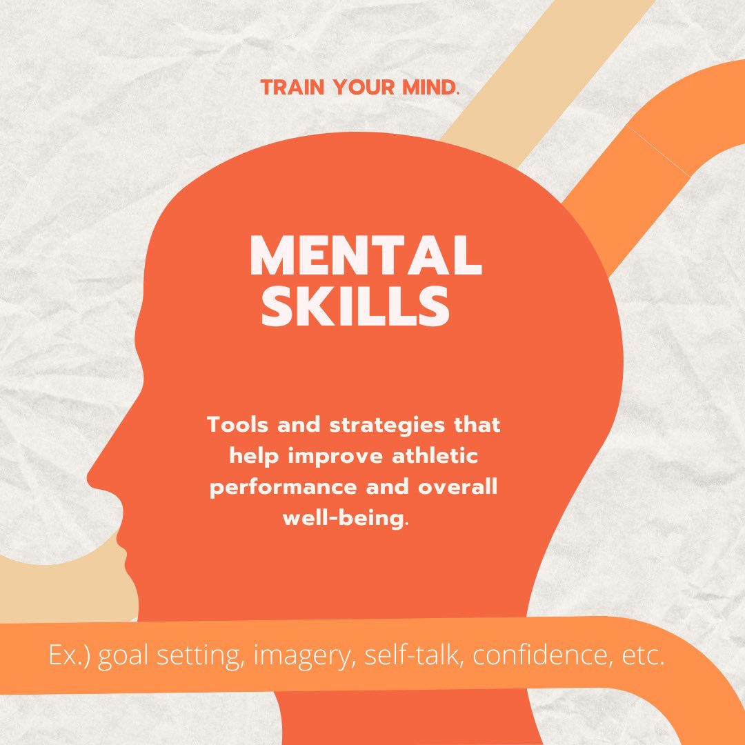 The upcoming social media posts are going to focus on one topic per week.

This week’s theme is defining what mental skills training is and how everyone can benefit from learning new techniques and strategies to help them feel their best while performing. 
#sportpsychology