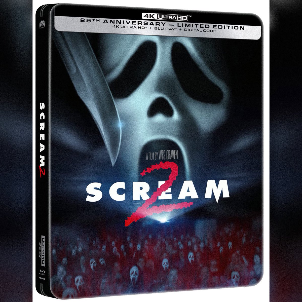 thescreamvault's tweet photo. Available for Preorder now on Amazon. #scream2 steelbook. Out Oct. 4, 2022

#scream #ScreamMovie #screamsequel #Scream6 #ghostface https://t.co/TbvWB9TvMB