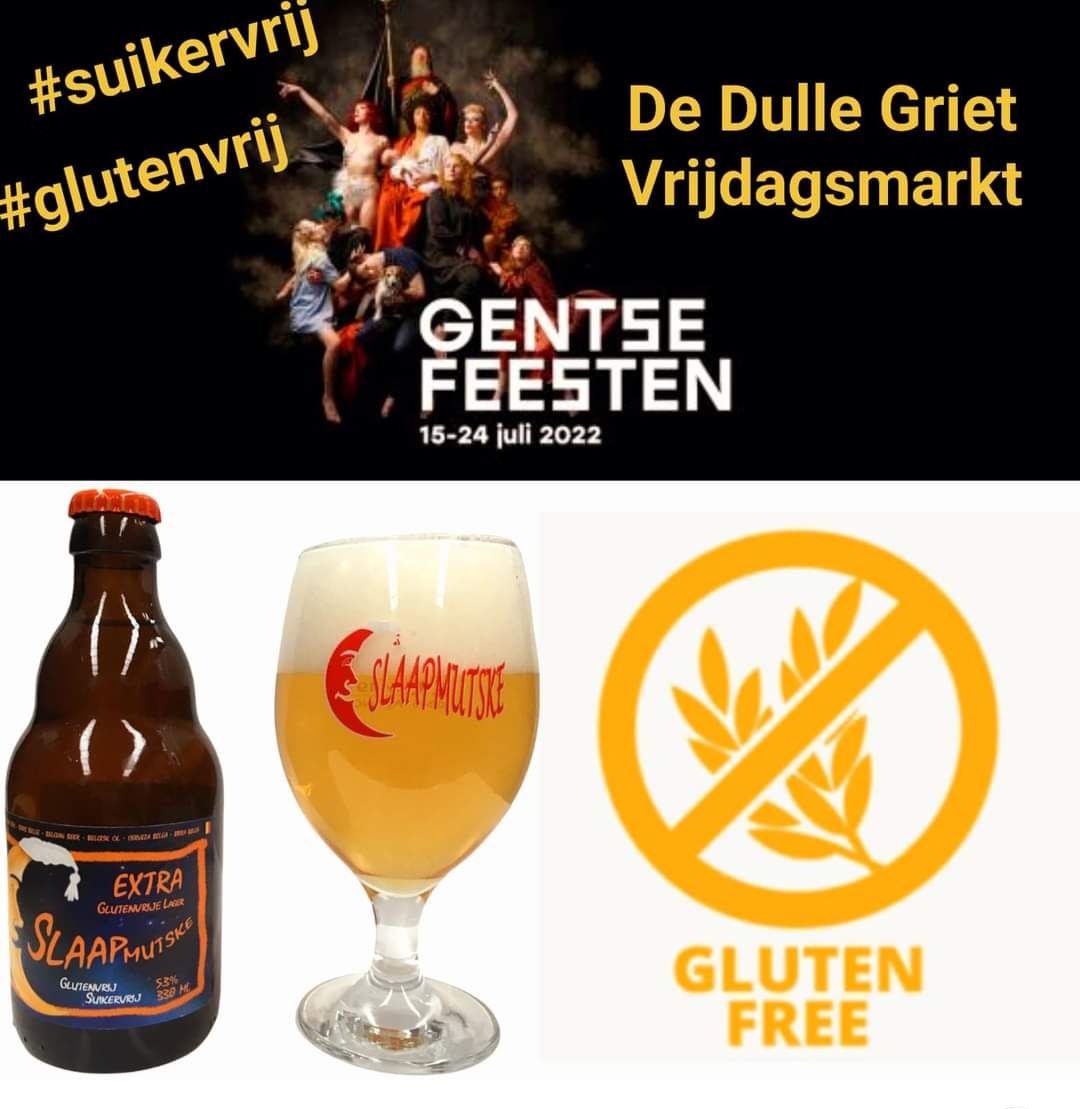 ‼️ Gensche Fieste 2022 ‼️ 
Slaapmutske Extra is een hoppige dorstlesser van 5,3% die niet alleen glutenvrij is, maar bovendien ook suikervrij en vooral... lekker 🍻 
#slaapmutske #streekbier  #glutenvrij #suikervrij #coeliakie  #glutenvrijgenieten #drinklokaal #GF22 #GF2022 🇧🇪🍺