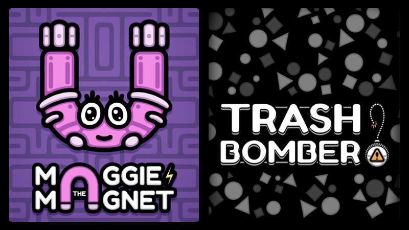 JanKiepski's tweet photo. Two of my latest physics-based puzzle games are now out on Steam! 🥳

Maggie the Magnet: https://t.co/dhmGBjRELE
Trash Bomber (FREE!): https://t.co/2bdkTmkh9A

#indiegame #gamedev #indiedev #madewithunity #unity2d #indiegames #gamedevelopment #freegame #freegames https://t.co/9WxrDsfDXQ