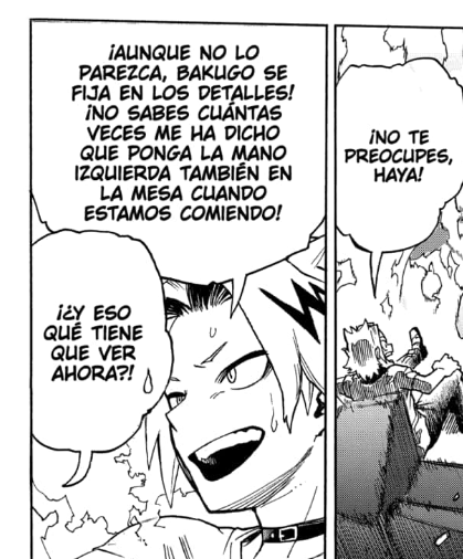 Bakugo es tan educado, lo amo mucho. 