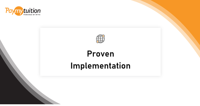 ceuginfo's tweet photo. @PMTbyMTFX 's direct integration into your Student Information System takes the friction out of student payments. Their implementation process has 4 simple steps:

1. Exploration 2. Initial implementation 3. Production 4. Finalize. 

To learn more visit https://t.co/jeTsCEaQVc https://t.co/LgD7zhBeav