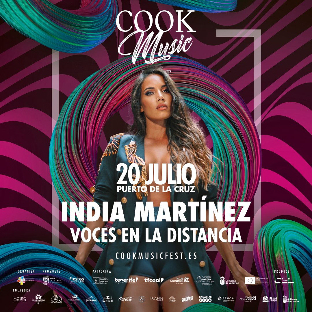 𝐀𝐑𝐄 𝐘𝐎𝐔 𝐑𝐄𝐀𝐃𝐘‼
🔊🎶INDIA MARTÍNEZ🔊🎶LAS ENTRADAS ESTÁN VOLANDO‼
¿¿Te la vas a perder??💥𝟐𝟎 𝐃𝐄 𝐉𝐔𝐋𝐈𝐎💥
🎯PUNTOS DE VENTA OFICIAL de entradas físicas en las tiendas TABACO BARATO➡️𝗡𝗨𝗘𝗦𝗧𝗥𝗔 𝗪𝗘𝗕👉bit.ly/3NN3WB3