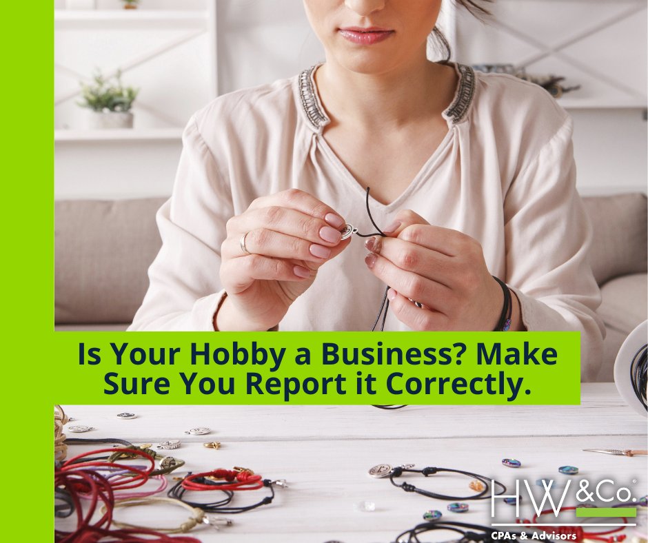 Do you know if your passion for making jewelry or building wooden tables should be classified a #hobby or a #business? According to the IRS, it’s important to report it correctly. Learn more: ow.ly/9AvW50JYpRu
#taxtips #hobbyorbusiness #incomefromhobby #taxableincome