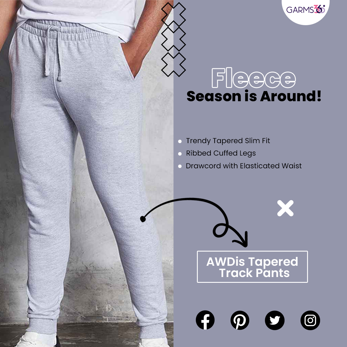 garms360's tweet image. AWDis Tapered Track Pants👖

Soft cotton faced fabric👌
Brushed back fleece👌
Two side pockets👌
Ribbed cuffed leg ends👌
Modern tapered slim fit👌
Elasticated waistband with drawcord👌
Tear out label👌

garms360.co.uk
#Garms360 #trackpants #trackpantssecond