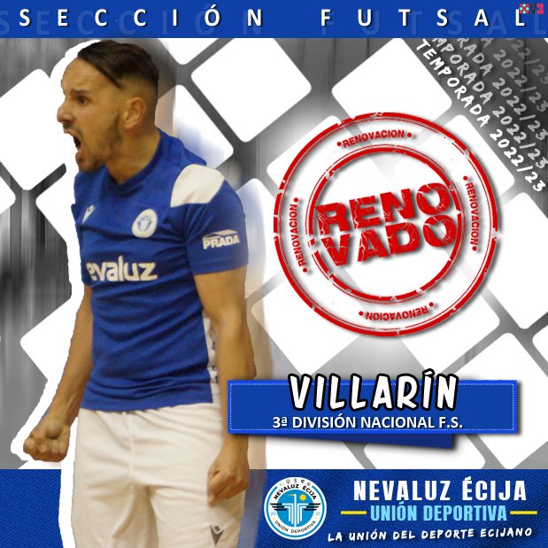 🚨🚨 RENOVACIÓN 🚨🚨 | ¿Listo para una nueva temporada? A POR LA SEXTA, FIGURA.
💙🤍 #NevaluzÉcijaUD