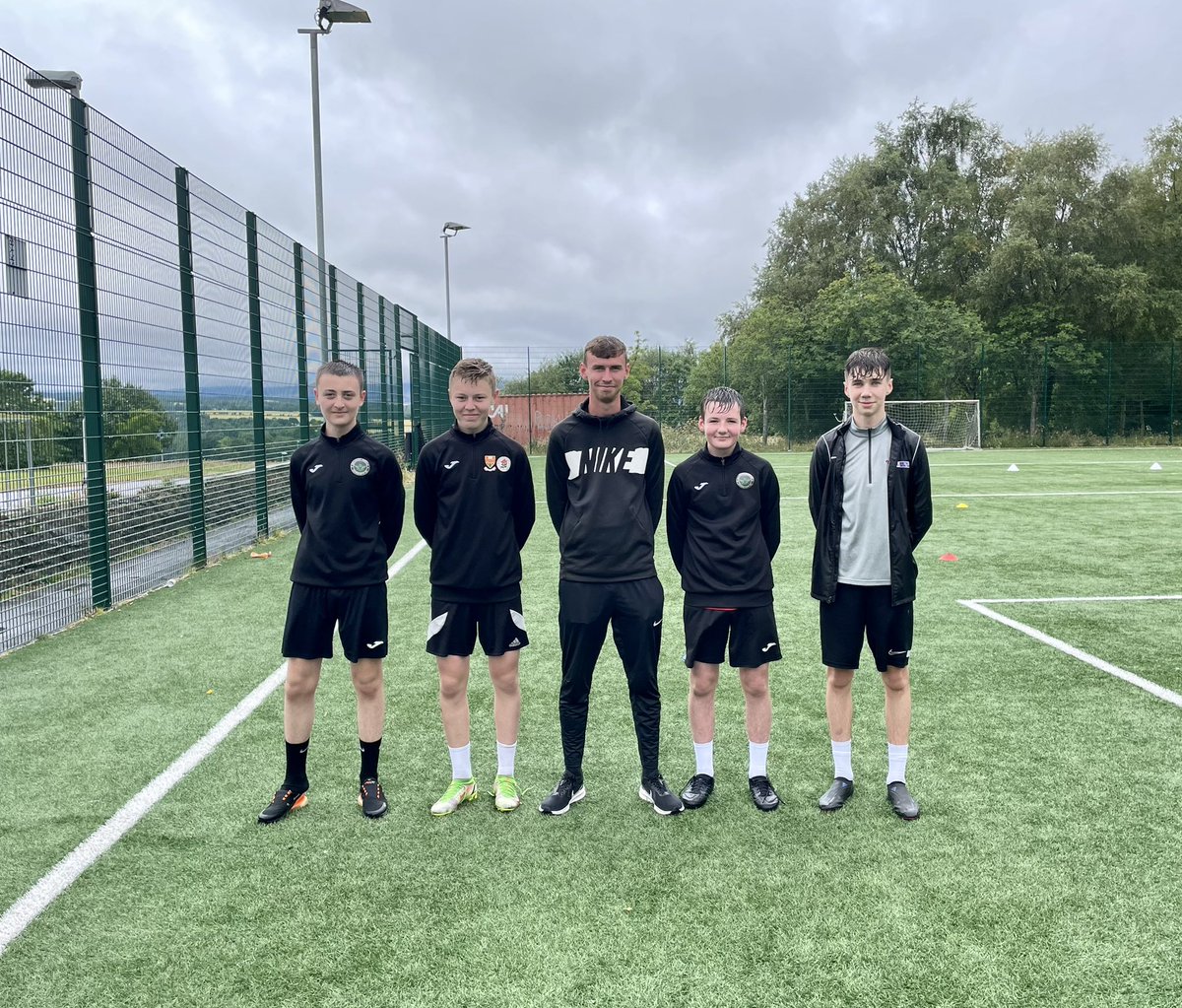 SimonFairley's tweet photo. Thanks to @BKCoaching1 for his first weeks pre-season camp covering: endurance, speed, ball mastery &amp; nutrition. My boys have loved it. Shout out to Grant and Josh also for there hard work and dedication. We’ll done boys⚽️👏🏻👏🏻👏🏻 https://t.co/toVEbYP1v2