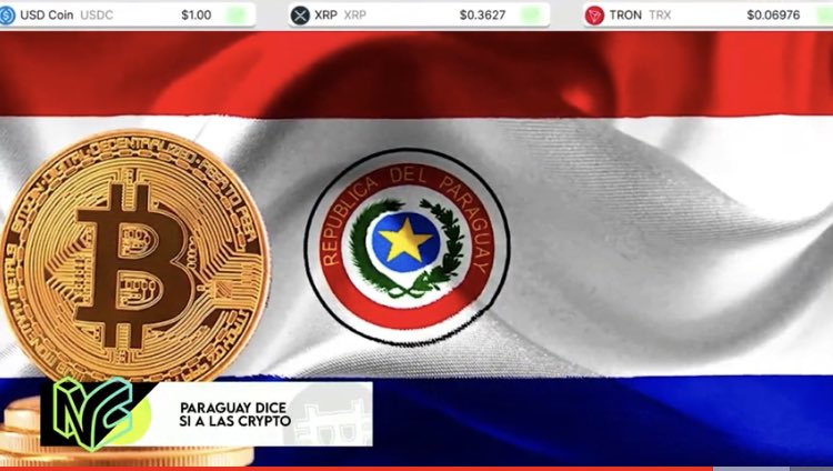 ElRadardeCesar's tweet photo. 🔴👉🏼¿PARAGUAY🇵🇾DESPEGARÁ CON NUEVA LEY CRIPTO?
🎥 https://t.co/7XmaluF9rj
Reglas claras llegan a Paraguay con la Ley de Activos Digitales y la Minería recién aprobada.
¿Brillará como El Salvador🇸🇻?
#Bitcoin #Coinbase #Paraguay #PofW #PofS #BCE🇪🇺 https://t.co/SfAAOTcXeF