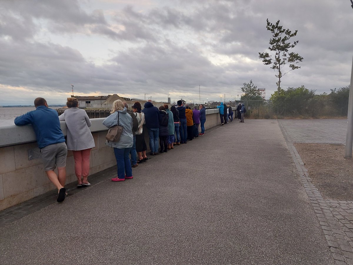 Lots of <a href="/Hymers_College/">Hymers College</a> parents and family watching @hymerssailing depart tonight with <a href="/CatZeroOfficial/">CatZero</a> . Have a great trip sailors!