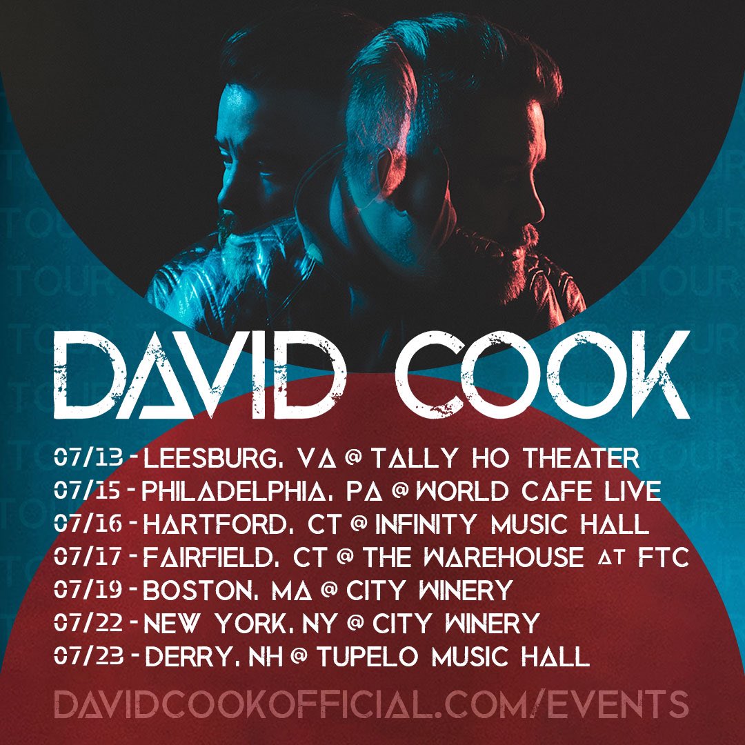 My good friend <a href="/thedavidcook/">David Cook</a> asked me to come play some guitar with him and the band for this summer run of shows. It’s been a long time! Looking forward to seeing you out there!