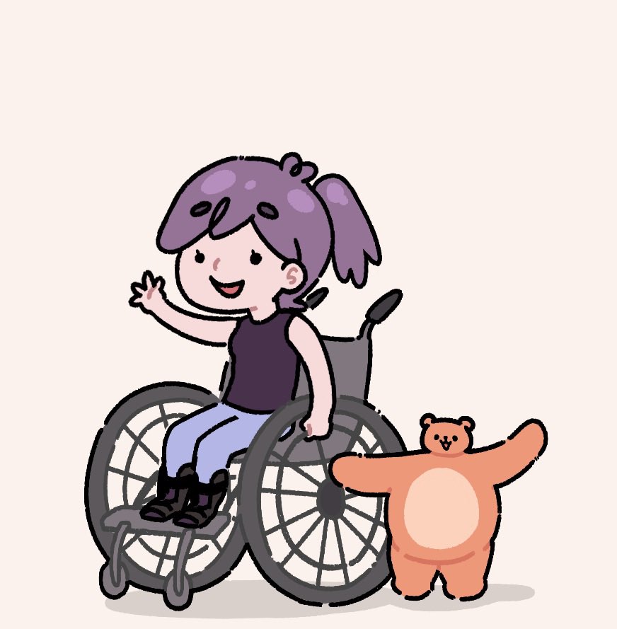 Happy Disability Pride Month! 🧸👩🏻‍🦽💕