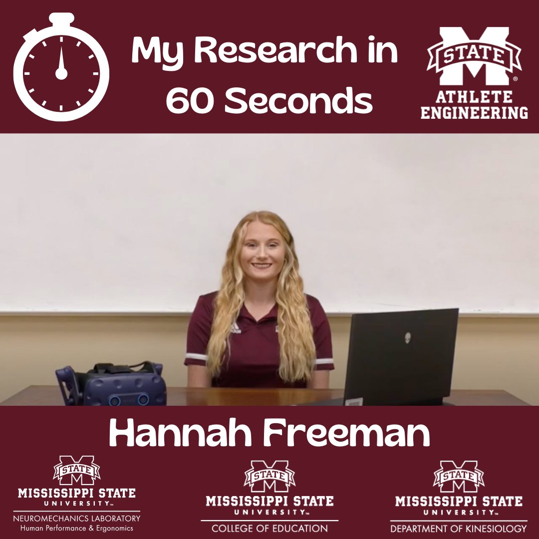 Want a quick rundown of research? Hannah Freeman describes her research of developing a balance training tool to help reduce the number of falls among people in just 60 seconds! Visit youtube.com/watch?v=BuhkL6…
