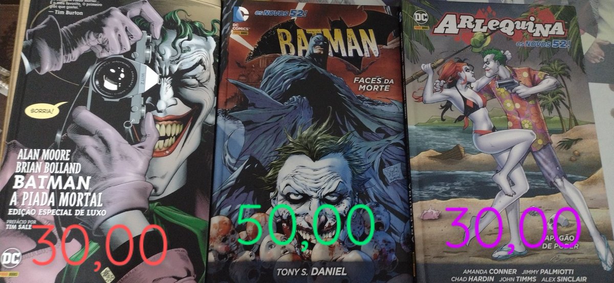 azulaelfish's tweet photo. Vendo hqs interessados chamar na dm
#HQ #DChq #Batman #HarleyQuinn #Joker #coringa #bienaldolivrosp #bienal #panini https://t.co/D6f6gMh7n2