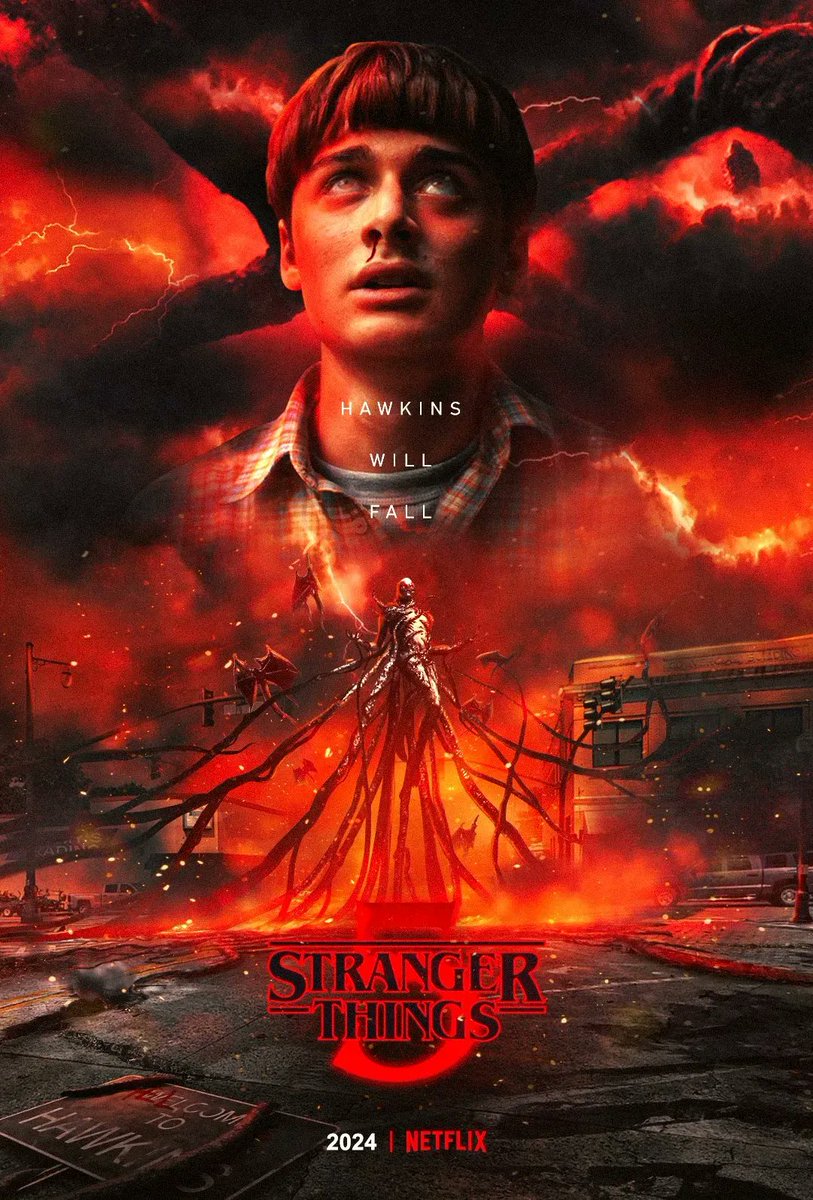 Stranger Things Season 5 Poster Official 2024 Canvas 2 –