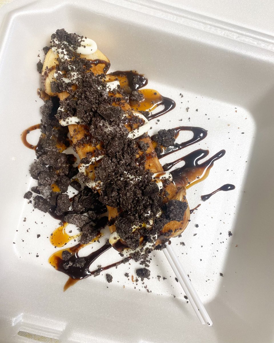 OurDelightful's tweet photo. 🧇🍆Cheesecake Stuffed DSticks available🍆🧇
 $20+tax per Box (2 Sticks) 
✅Made to Order! Prepayment REQUIRED!✅
🍪Cookies and Cream 🍪
🍩🌈Rainbow Sprinkles 🌈🍩

#DSticks #DOnAStick #Waffles #Waffle #Dessert #Killeen #EverythingIsBiggerInTexas #DontMessWithTexas https://t.co/Jimj27Fe0k
