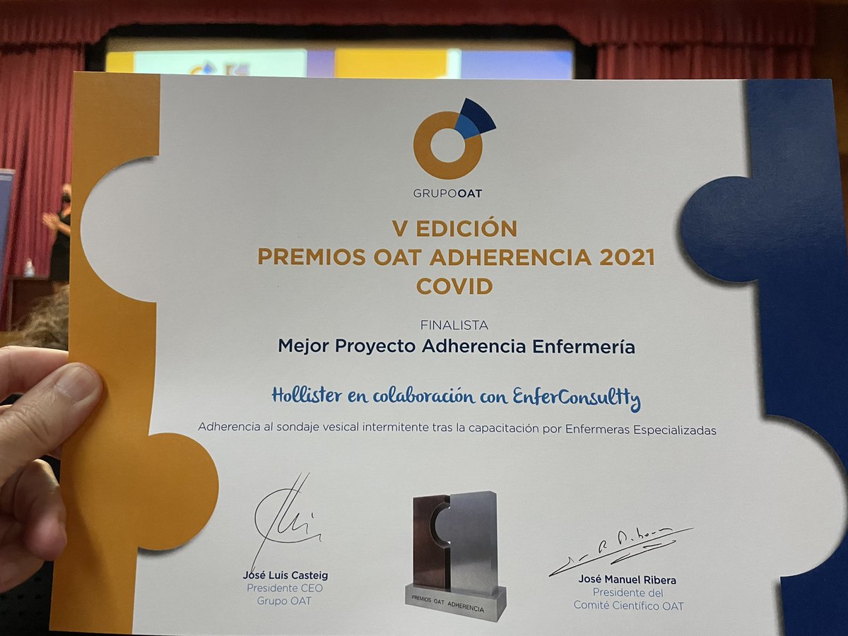bflasquetty's tweet photo. @manuelamonleon @oatobservatorio @HollisterInc @EnferConsultty Gracias Manuela!!! Un proyecto que desarrollamos desde hace ya 5 años, #ProyectoSI con un fantástico grupo de enfermeras expertas en Urologia Funcional. Felicidades  @CarlosLorenzoG6 @MontseMorcMar
@IsabelJMayorga @ManuelBernapach 
@Gema_Asensio1 @AbiertarRosario @elenuskim https://t.co/vfUT7l1QvV