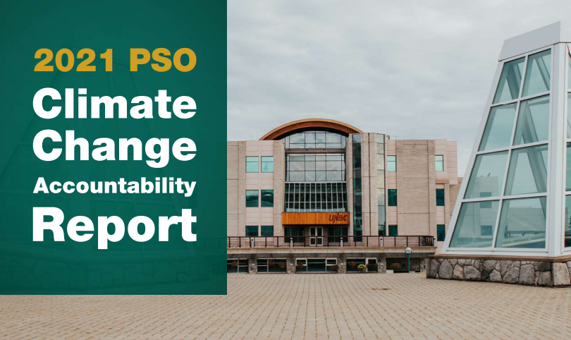 Our <a href="/UNBC/">University of Northern British Columbia (UNBC)</a> Climate Change Accountability Report for 2021 is now published online. Read about our emission reductions actions and plans, climate risk management, sustainability initiatives, and success stories: www2.unbc.ca/sites/default/…