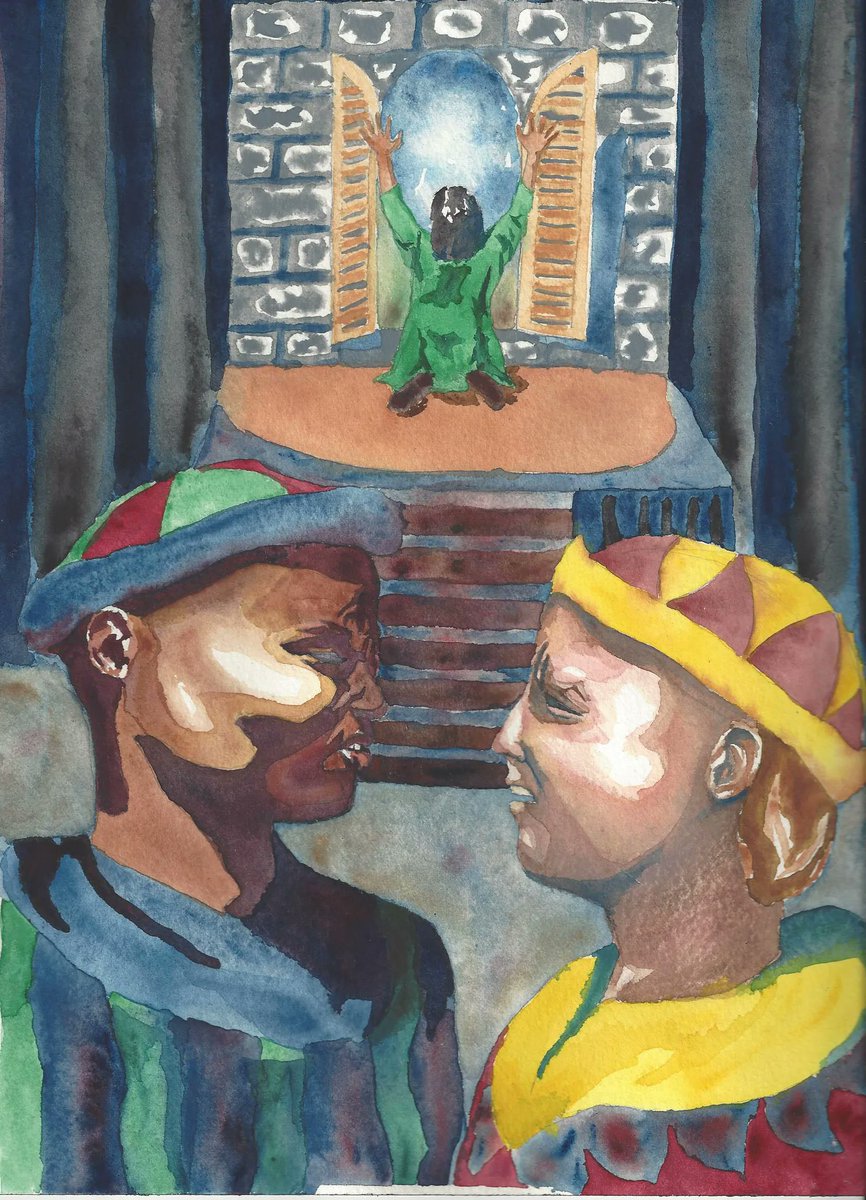 "Look, Daniel is praying to God." 
🦁
This is from the book "An Evening With Daniel: The Lion's Den Theatre."
🎭 
🛒: buff.ly/3FrGmoE
🎨: Todd Jenkins