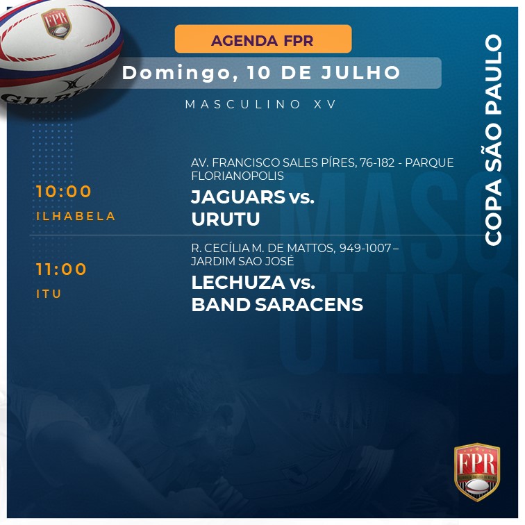 fprugby's tweet photo. Chegou a hora de nos programarmos para as partidas da Copa São Paulo deste final de semana, pelo adulto e juvenil. Confira e compartilhe.
FPR – paixão pelo esporte é o que nos move.
#campeonatopaulistarugby2022 #xvmasculino #juvenil #adulto #rugbypaulista #fprugby #jogandojuntos https://t.co/ImrbO8mhDe