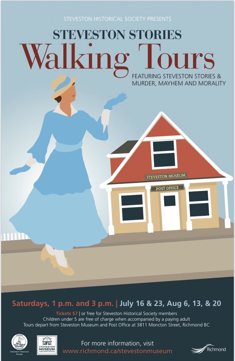 StevestonHS's tweet photo. We are pleased to announce the return of Steveston Alive! Join us as we take you on a walking tour of Steveston‘s historical sites with the help of our guides and characters from Steveston-London Secondary school.
https://t.co/NbBbfGbfPk https://t.co/L8nHvTBZ2l
