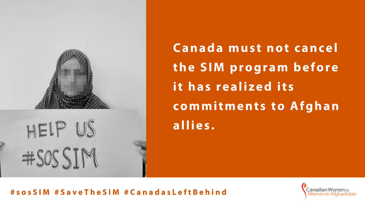 righttolearnorg's tweet photo. If the Canadian government closes the #SIM program, thousands of our allies are left vulnerable to Taliban violence and retribution. Take action today. Join our campaign at https://t.co/XumDNJY1ma
@JustinTrudeau @SeanFraserMP @CitImmCanada
#sosSIM #SaveTheSIM #CanadasLeftBehind https://t.co/zBUacB0OZX
