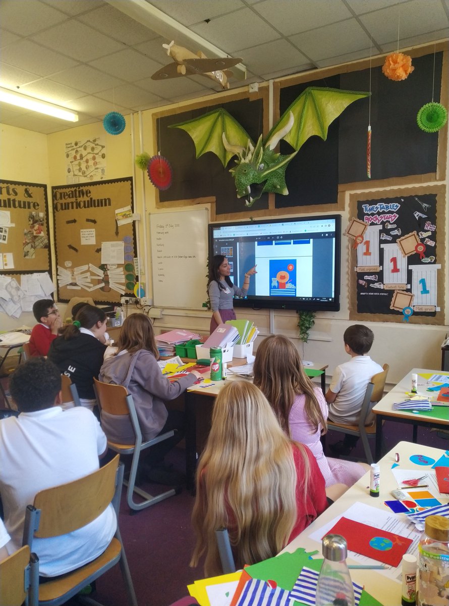 YR 6 started designing their 'legacy' mural with local visual artist Catalina Carvajal this week. We cannot wait to see it brighten up our playground in the next few weeks!