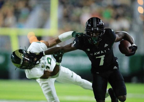 IkJalen's tweet photo. I want to thank God, my parents, my coaches, as well as the Hawaii coaching staff for this opportunity. I will be playing football and attending the University of Hawaii this upcoming season. Can’t wait to step on the field. #GoBows https://t.co/OOO3uQlJHG