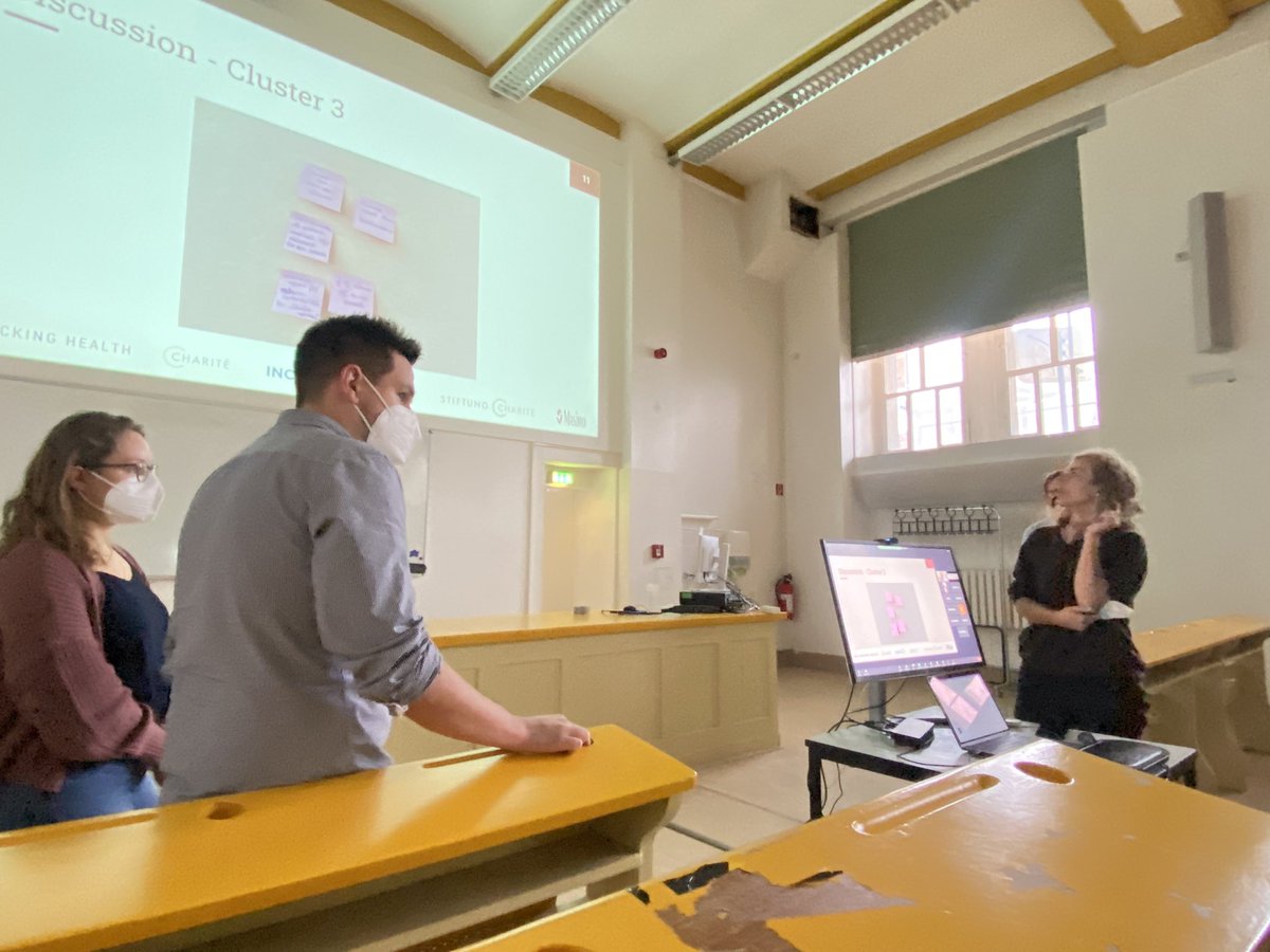 #prehackathon #patientmonitoring challenges from cluster 3 on alarm management and datasets: how different data insights relate to each other, classification of actionable events, time-based monitoring, etc. <a href="/StiftungCharite/">Stiftung Charité</a> <a href="/hackinghealth/">Hacking Health</a> <a href="/Masimo/">Masimo</a> @berlinnovation