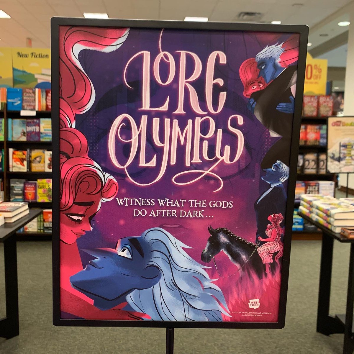 Have you grabbed your copy of Lore Olympus Volume 2 yet? Our Barnes & Noble Exclusive copies are out now!