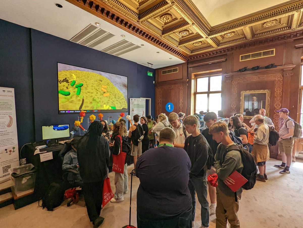Ian Goodhead (@iangoodhead) on Twitter photo Catch an army of us and <a href="/LivUni/">University of Liverpool</a> collaborators <a href="/royalsociety/">The Royal Society</a> #RSSSE22 #MicrobialPuppetMasters - have a play with some phage and their (3d printed) bacterial hosts, along with a VR lung experience! Here til Sunday! Catch an army of us and <a href="/LivUni/">University of Liverpool</a> collaborators <a href="/royalsociety/">The Royal Society</a> #RSSSE22 #MicrobialPuppetMasters - have a play with some phage and their (3d printed) bacterial hosts, along with a VR lung experience! Here til Sunday!