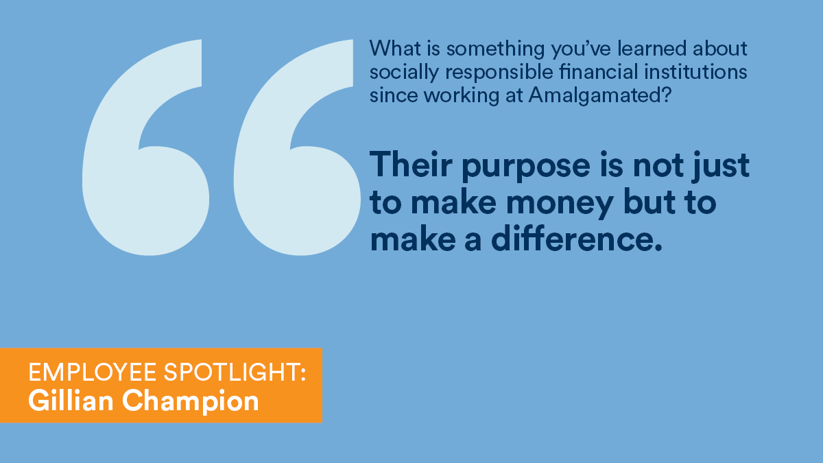 AmalgamatedBank's tweet image. 💌 EMPLOYEE SPOTLIGHT: Gillian Champion

As we discuss issues we care about in July, we'd like to highlight the words of our FVP of Retail Banking, Gillian Champion.

Her motto? "[I'm] always moving to get what I need done. Procrastination is the thief of time."

#bankyourvalues
