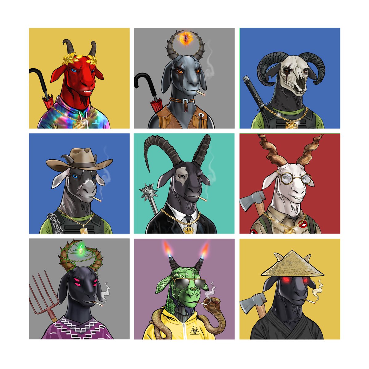 It’s time to wake the bear and show how Goatish we are with your Goat PFPs.

Game Key holders and OGs can claim their free “Goat PFP” here:  goats4life.420.game

You can claim multiple PFPs in one transaction. 

Reveal is on the July 8th during our weekly 420 Goat Sesh AMA.