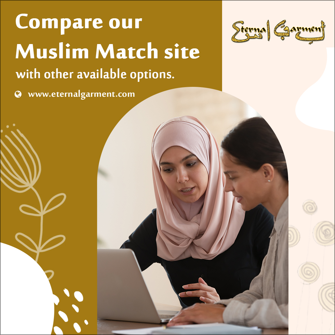 egarment's tweet image. Compare our #MuslimMatch site with other available options. You’ll find we’re the only #MuslimMatrimony site that gives you access to real Muslims looking for their perfect match. eternalgarment.com/compare-price